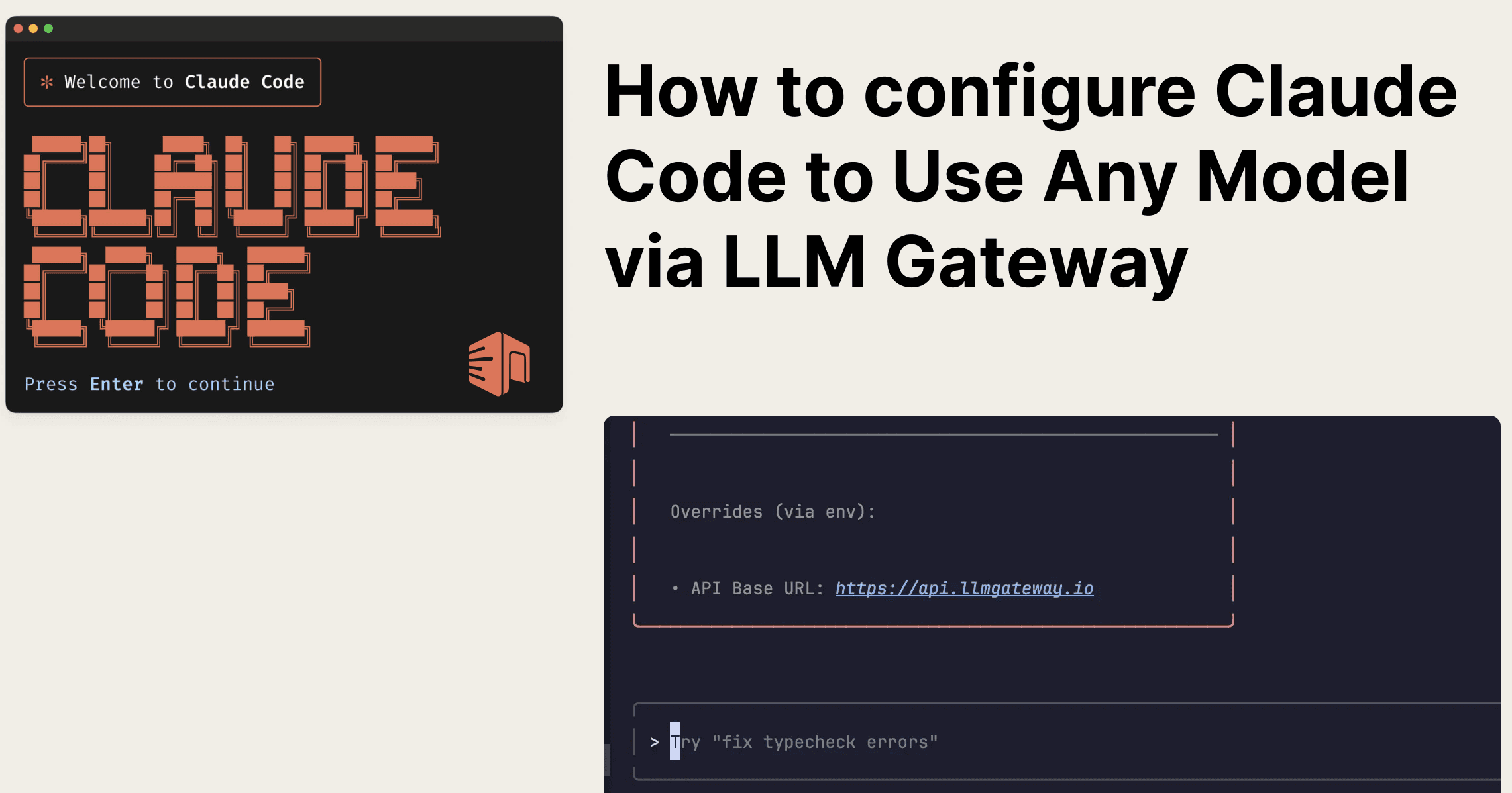 Configure Claude Code with LLMGateway