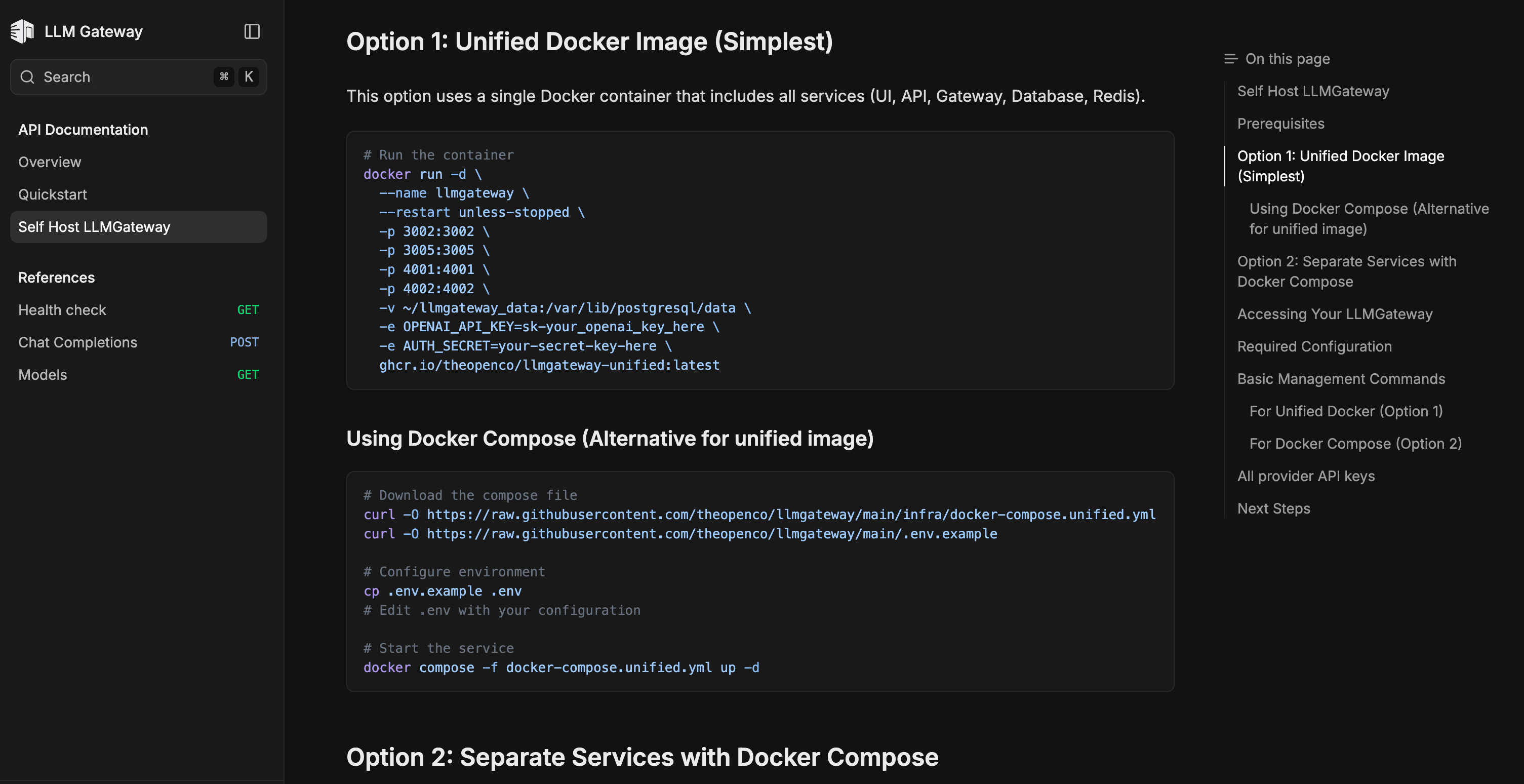 Improved self-hosting setup guide for LLM Gateway